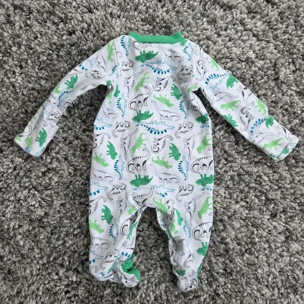3 Pair Of Baby Footie Baby Pajamas Newborn Carters Baby Starters Brand
